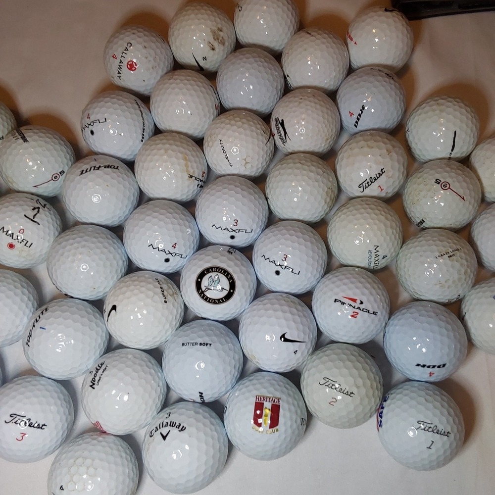 Golf Balls..Mix of 24 Used Golf Balls‎ in Mint Condition, AAAA Quality